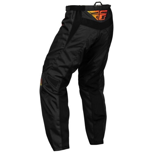 Spodnie cross quad dla dzieci FLY RACING F-16 YOUTH BLACK/ORANGE/YELLOW